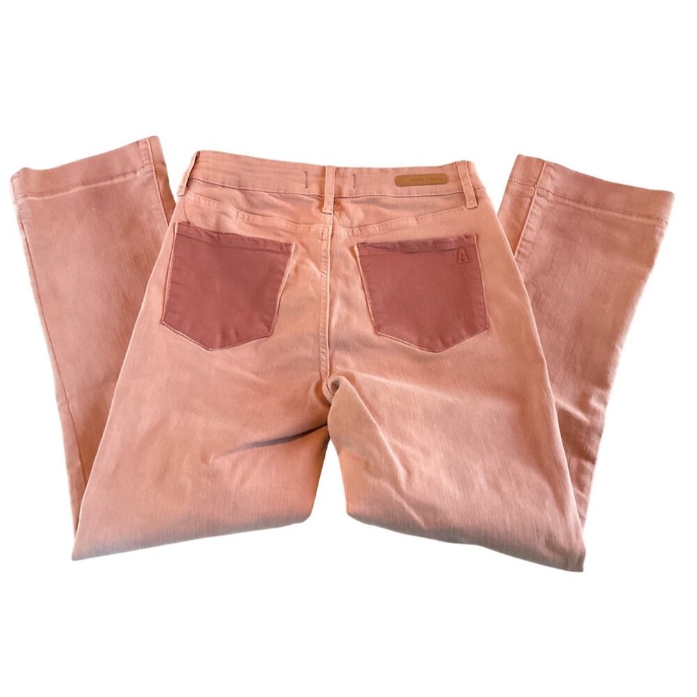NWOT Articles Of Society London Crop Flair Lahaina Pink Womens Jeans New - Picture 3 of 14